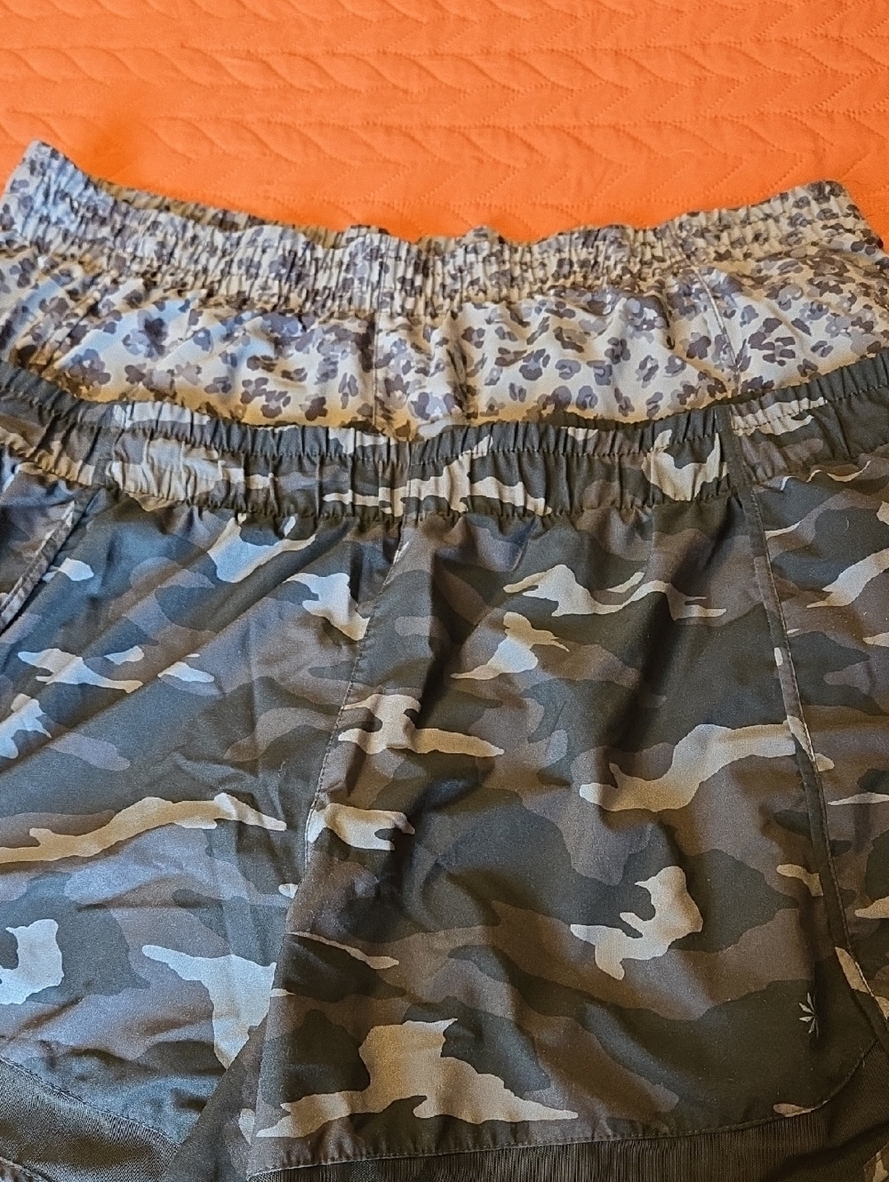 Athleta Mesh Racer Run Shorts